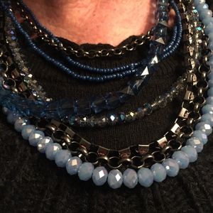 Multi-Strand Beaded Necklace